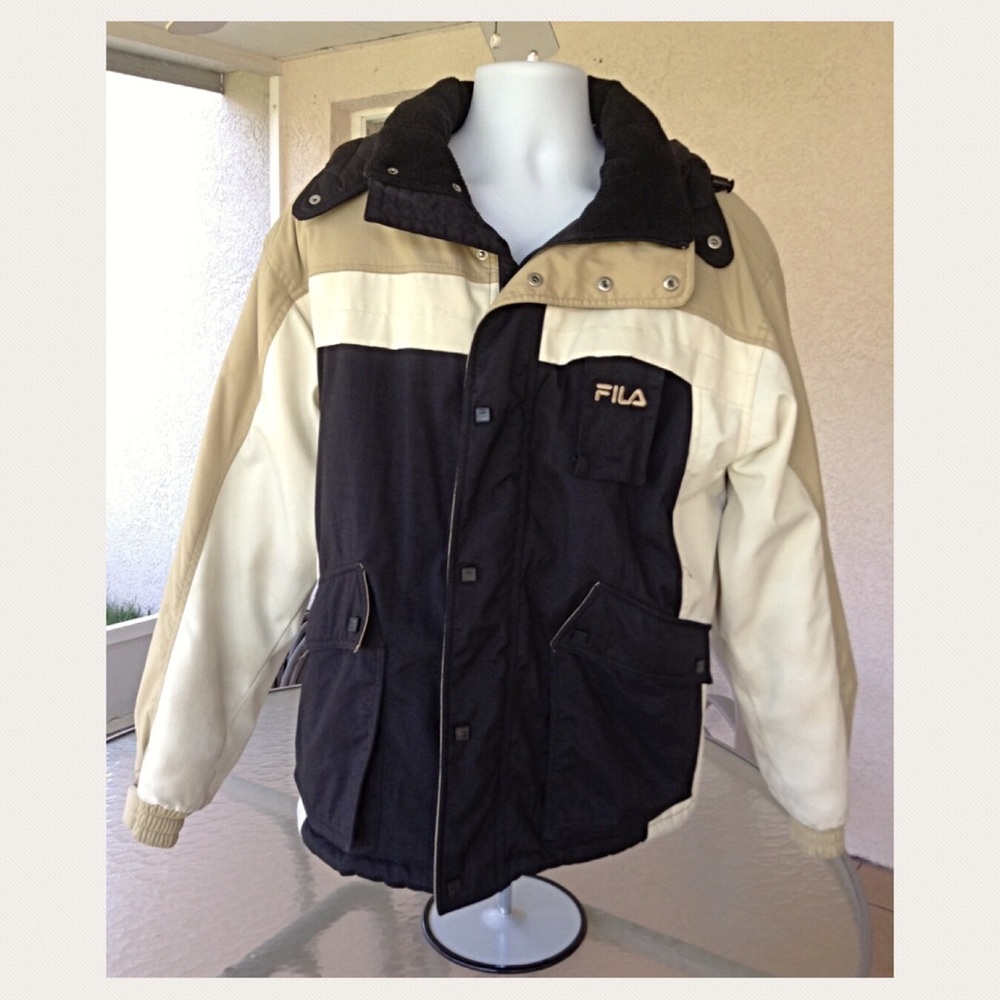 Fila Jacket Size L with a detachable hood